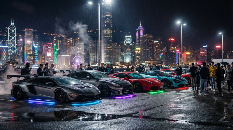 91视频幕后花絮：深夜车聚